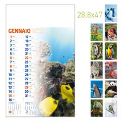 calendario illustrato olandese animali