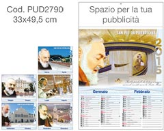 Calendario San Pio - Calendario illustrato Padre Pio