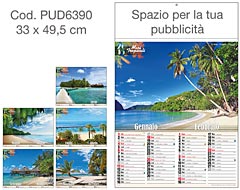 Calendario illustrato Mari Tropicali