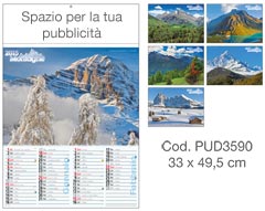 Calendario Montagna - Calendario Illustrato Monti