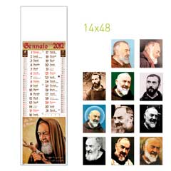 calendario olandese personalizzato San Pio - Padre Pio - 2012