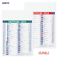 calendario olandese 12 fogli