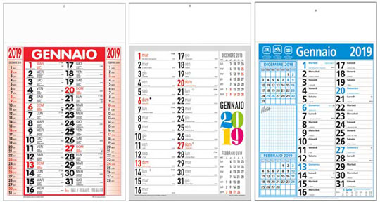 Stampa Calendario da muro personalizzato online