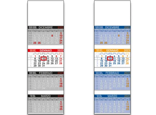 calendari quadrittici