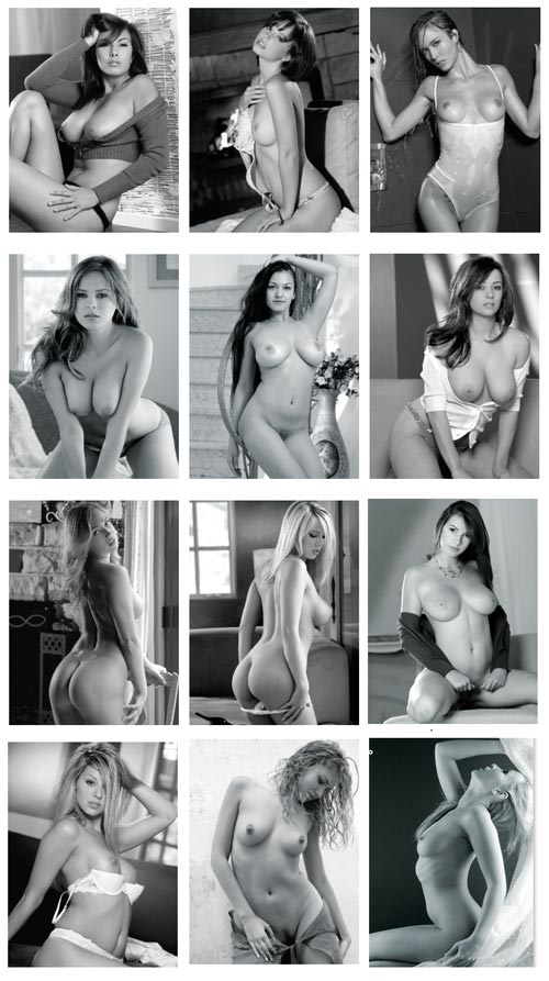 calendario donne bianco e nero 2020