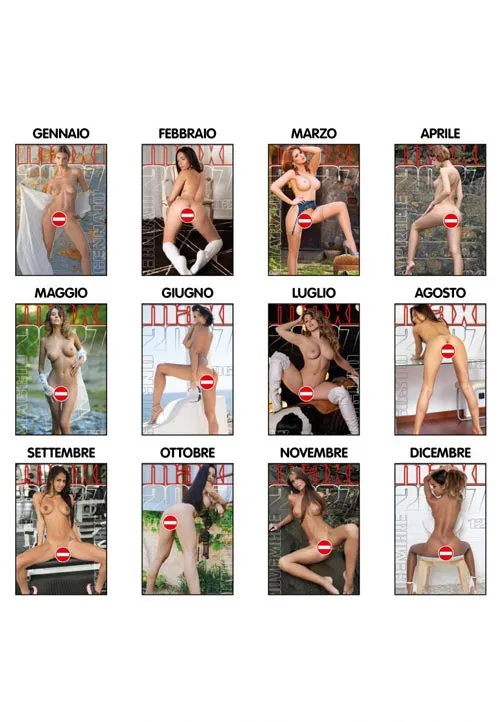 calendario donne maxi 2027 12 fogli