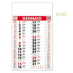 calendario olandese 12 fogli