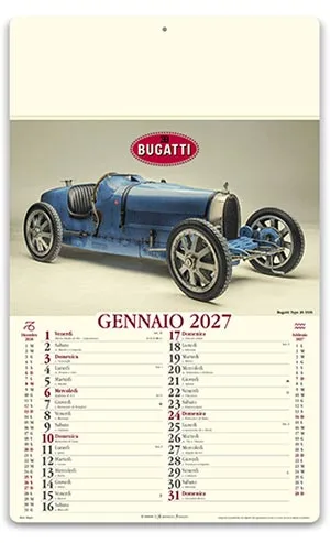 Calendari artistici 2027 personalizzati e neutri