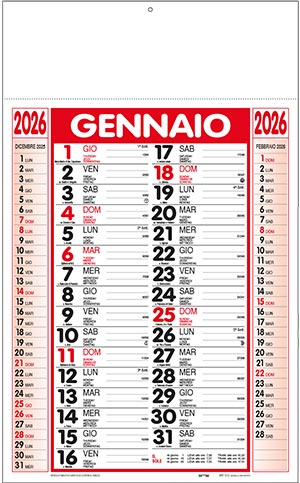 Stampa calendari da muro personalizzati